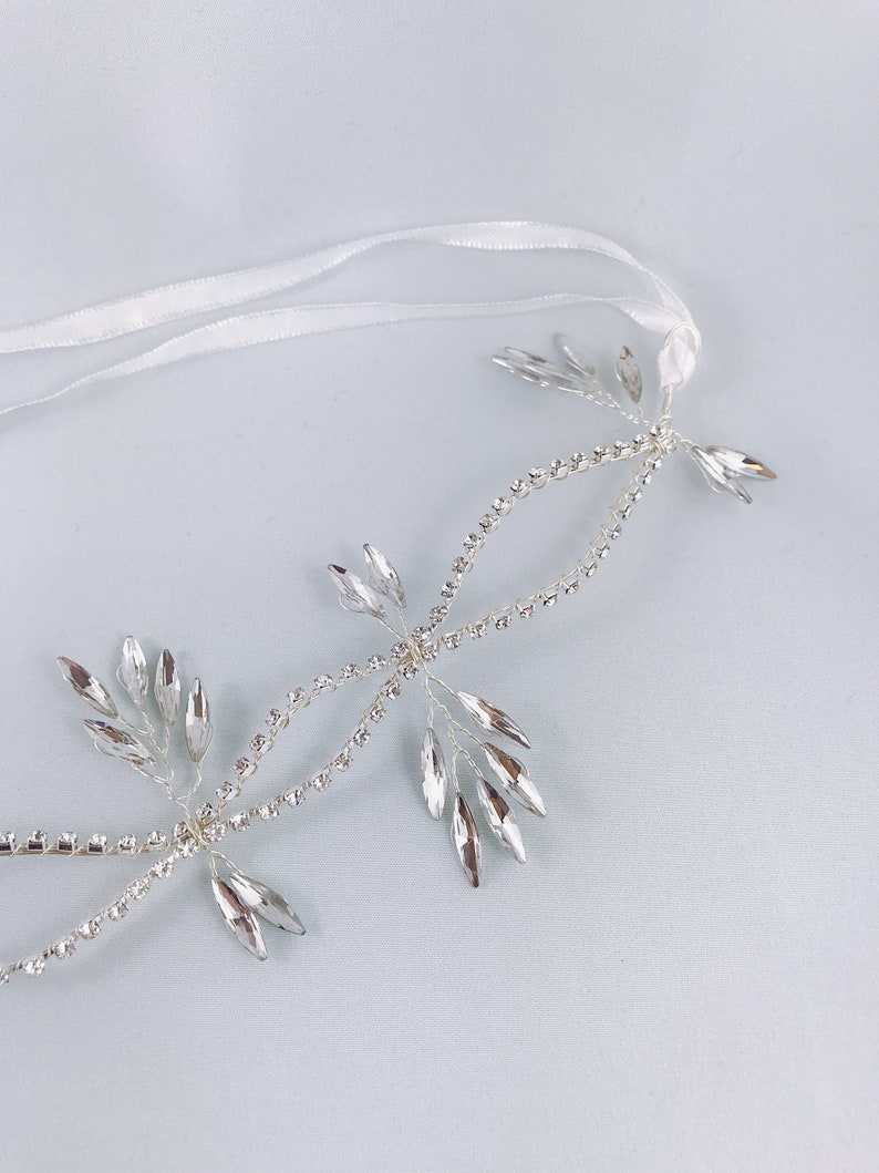 Crystal wreaths headband Wedding hair wreath