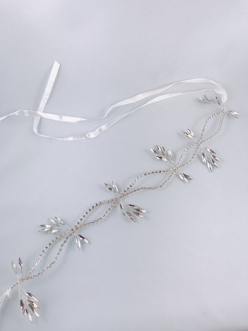 Crystal wreaths headband Wedding hair wreath