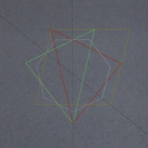 Erber Wolfram - &quot;Compostion&quot; - Hand Signed Screen Print - 1977