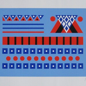 YVES LALOY - "Composition" - Hand signed Screenprint, 1969