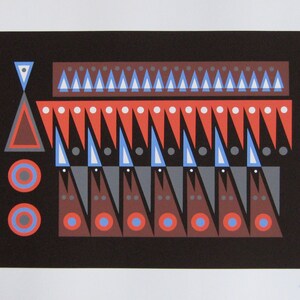 YVES LALOY - "Composition" - Hand signed Screenprint, 1969