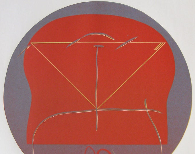 Hans Martin Erhardt - Original Colour Woodcut Exhibition Poster - 1969/70