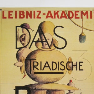 Oskar Schlemmer - "Das Triadische Ballett - 1924" - Farb Offset Lithographie - 1994