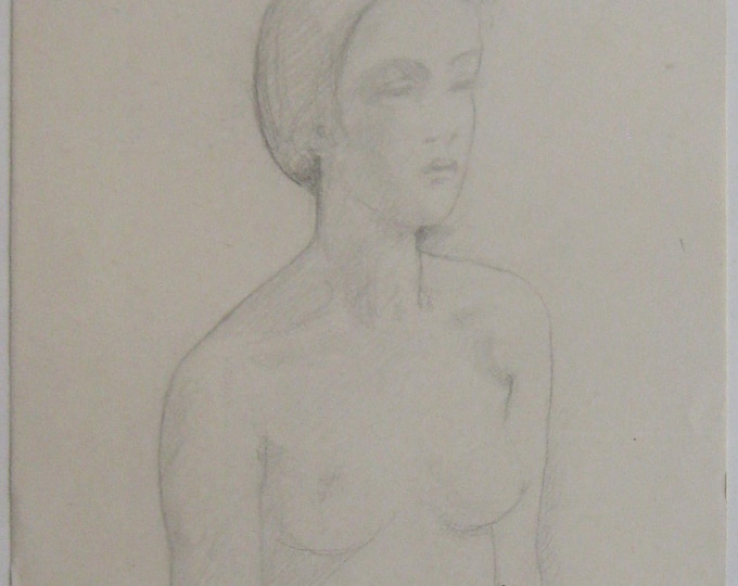 Cornelis Kloos - "Nude" - Pencil Drawing - 1936