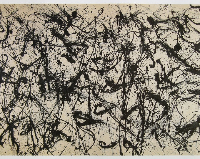 Jackson Pollock - "Number 32 - 1950" - Colour Offset lithograph - 1989