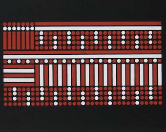 YVES LALOY - "Composition" - Hand signed Screenprint, 1969