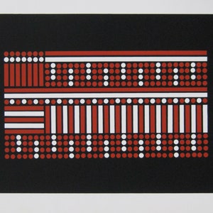 YVES LALOY - "Composition" - Hand signed Screenprint, 1969