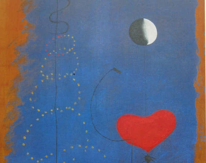 Joan Miro - "The Dancer" - Colour Offset lithograph - 1997