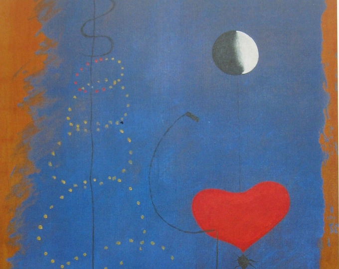 Joan Miro - "The Dancer" - Colour Offset lithograph - 1997