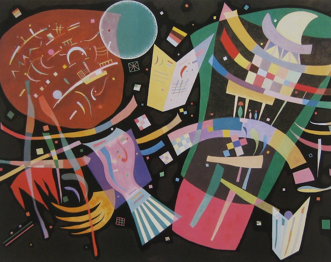 Wassily Kandinsky - "Composition X" - Colour Offset Lithograph - 1986