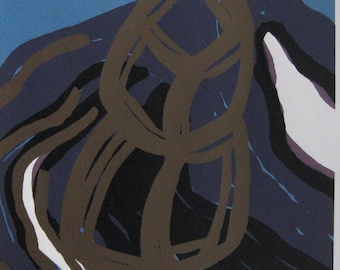 Martin Matschke - Abstract Composition - Hand Signed Screenprint - 1985