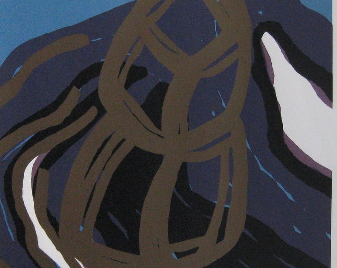 Martin Matschke - Abstract Composition - Hand Signed Screenprint - 1985
