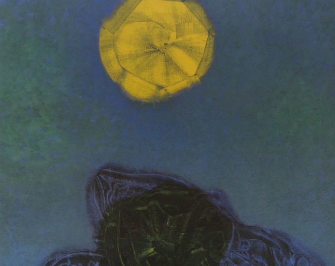 Max Ernst - "Causes of the Sun" - Colour Offset lithograph - 1987