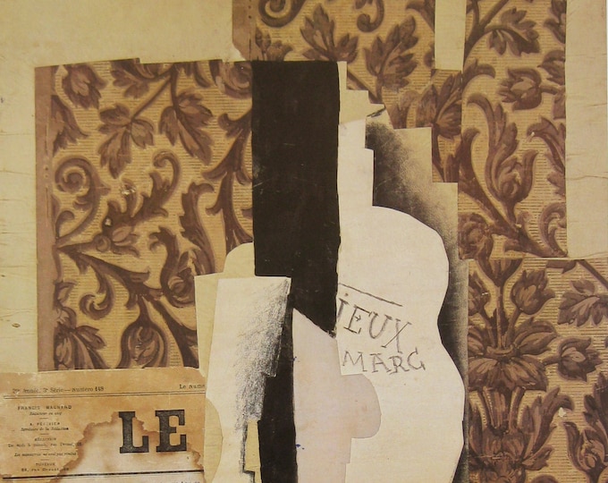 Pablo Picasso - "Nature Morte, Bouteille et Verre" - Colour Offset lithograph - 1986
