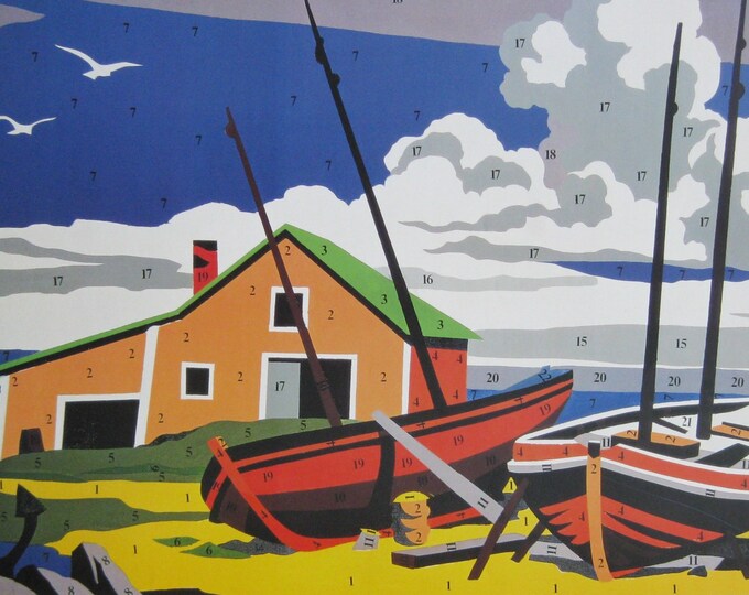Andy Warhol  - "Do it yourself Seascape" - Original Offset Lithograph Exhibition Poster, 1996
