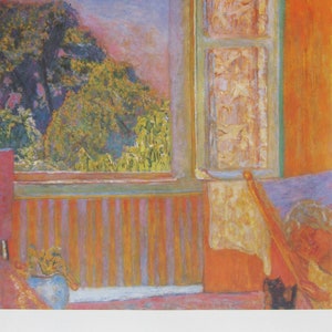 Pierre Bonard - "La finestra aperta" - Litografia offset a colori - 1993