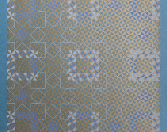Yves Galgon -  "Composition" - Hand signed Screenprint - 1982