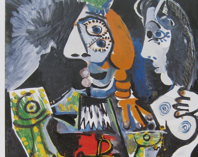Pablo Picasso - "Matador and Nude" - Colour Offset lithograph - 1994