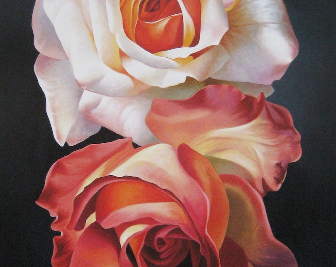Campana - "Two Roses" - Colour Offset Lithograph - 2002