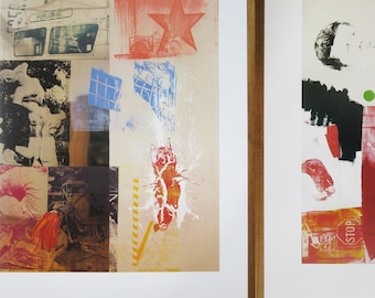 Robert Rauschenberg - 2x Colour Offset Lithographs - 1994