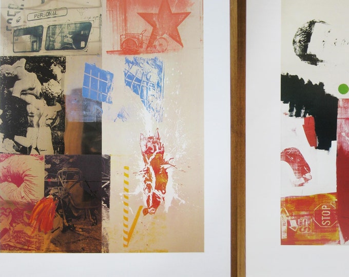 Robert Rauschenberg - 2x Colour Offset Lithographs - 1994
