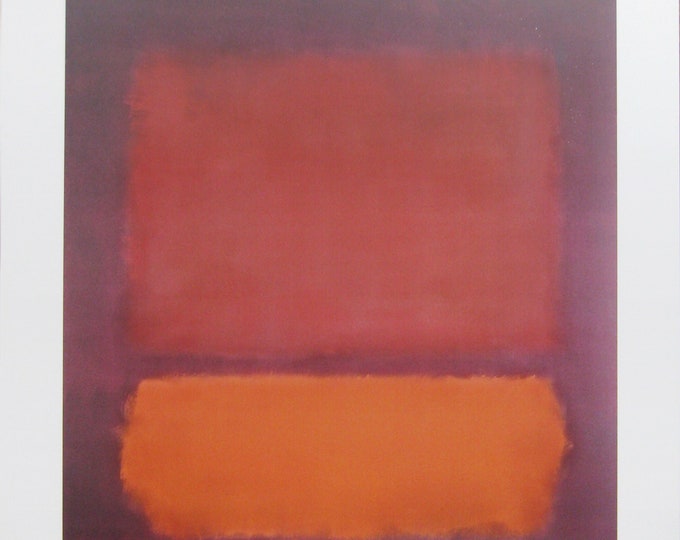 Mark Rothko - "Untitiled - 1962" - Colour Offset Lithograph