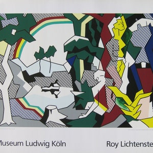 Roy Lichtenstein - "Museo Ludwig" - Manifesto serigrafico - 1989