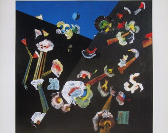 Max Ernst - "Fleur De Neige" - Colour Offset lithograph - 1991