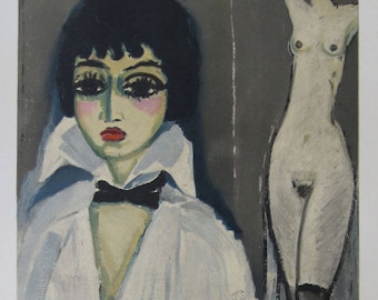 Kees van Dongen - "Marcelle Leoni musée Cantini" - Lithograph on Arches, 1969