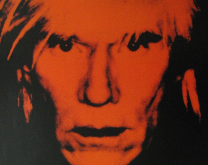 Andy Warhol  - "Andy Warhol Selfportraits" - Offset Lithograph Exhibition Poster, 2005