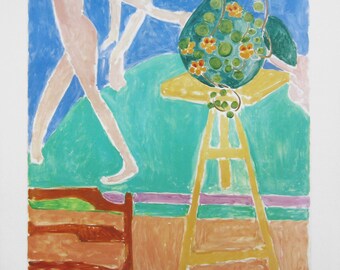 Large Offset Lithograph Museum Poster Les Capucines a La Danse 1912 Henri Matisse