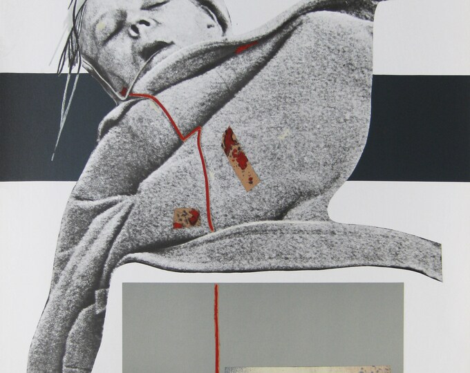 Dario Villalba - "Mujer" - Large Handsigned Lithograph - 1975 (S/N - 46/75)