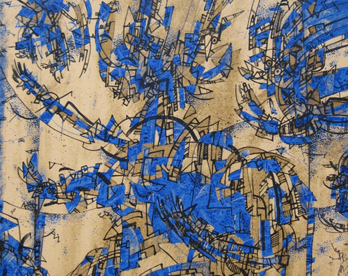 Alan Sundberg -  "Flock of birds" - Plate signed Serigraph