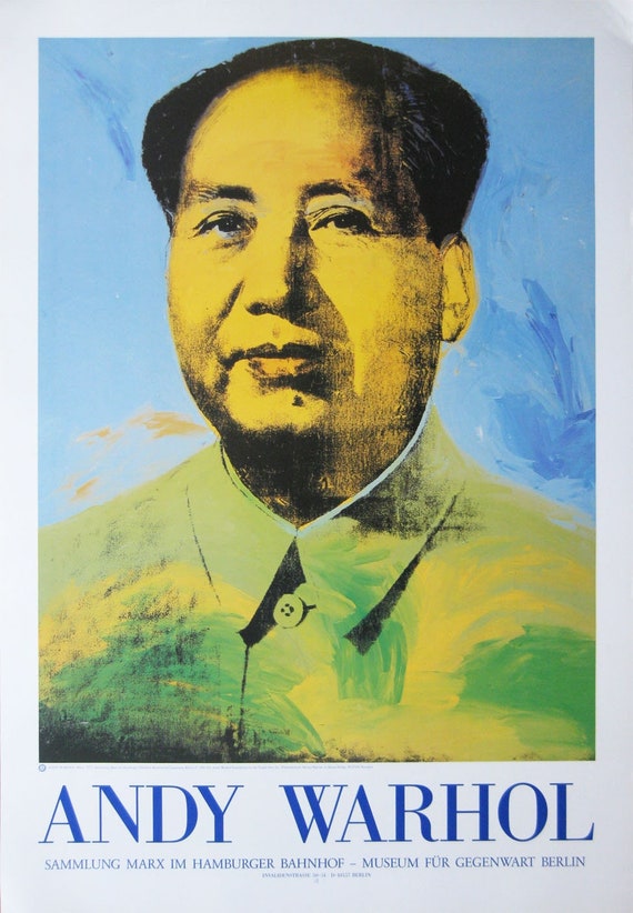 Andy Warhol アンディーウォーホル 特大ポスター 毛沢東 【公式通販】