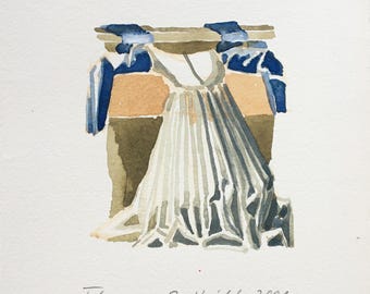 Barbara Keidel - Watercolor - "XIX"- 2001