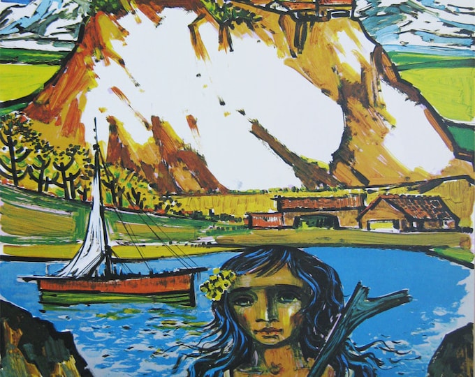 Jorge Dumas - "Italian Landscape" - Handsigned Lithograph