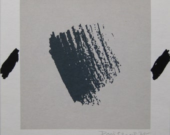 Pere Puiggrós - Abstract Composition - Hand Signed Screen Print - 1975