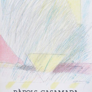 Alberto Rafols Casamada  - Galeria Ponce - Lithograph Exhibition Poster - 1979