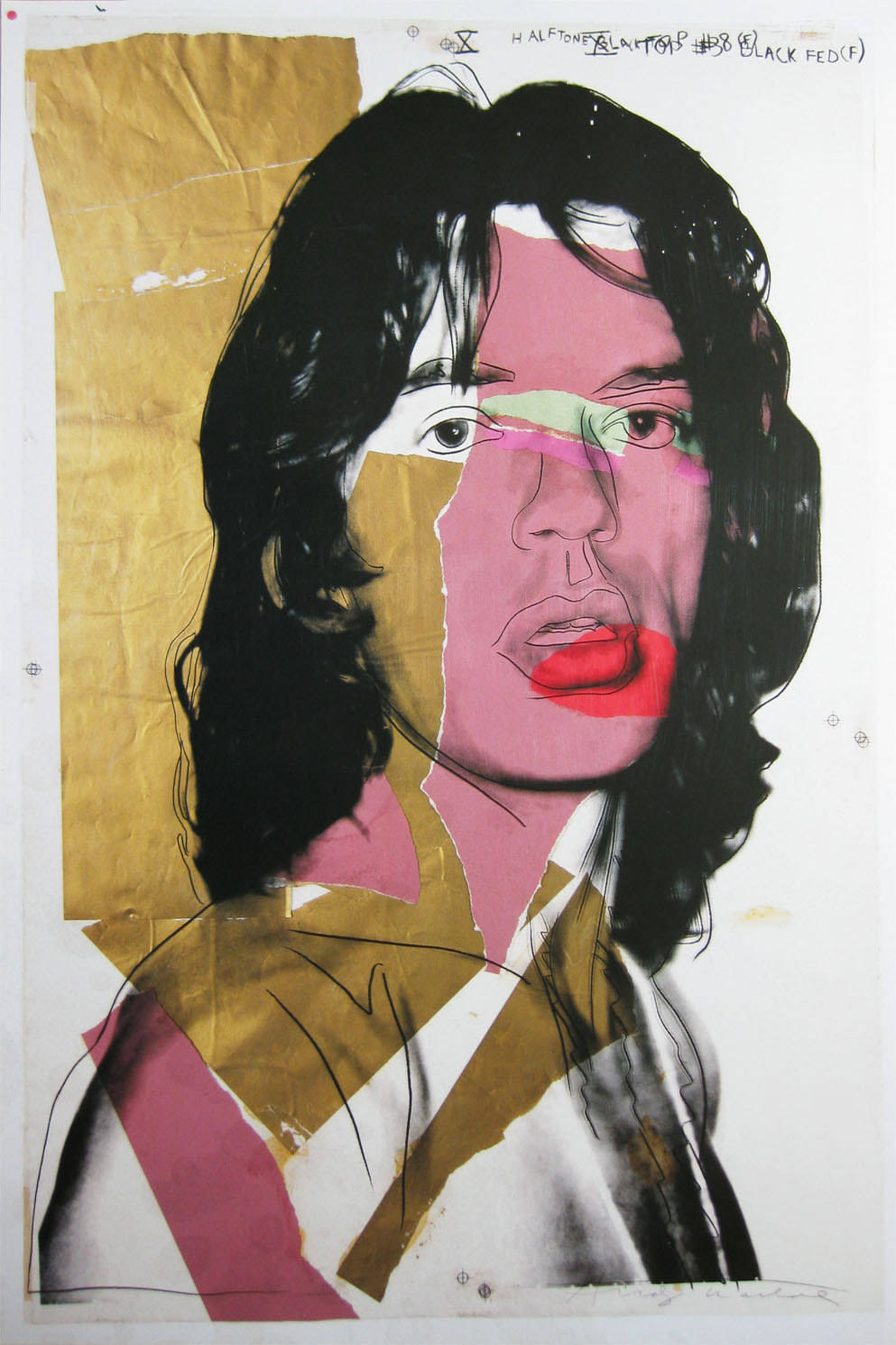 Andy Warhol - Mick Jagger 1975 - Rolling Stones, Original ...