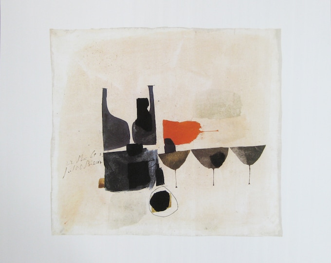 Julius Bissier - "22 Mai, 61" - Colour Offset Lithograph - 1986