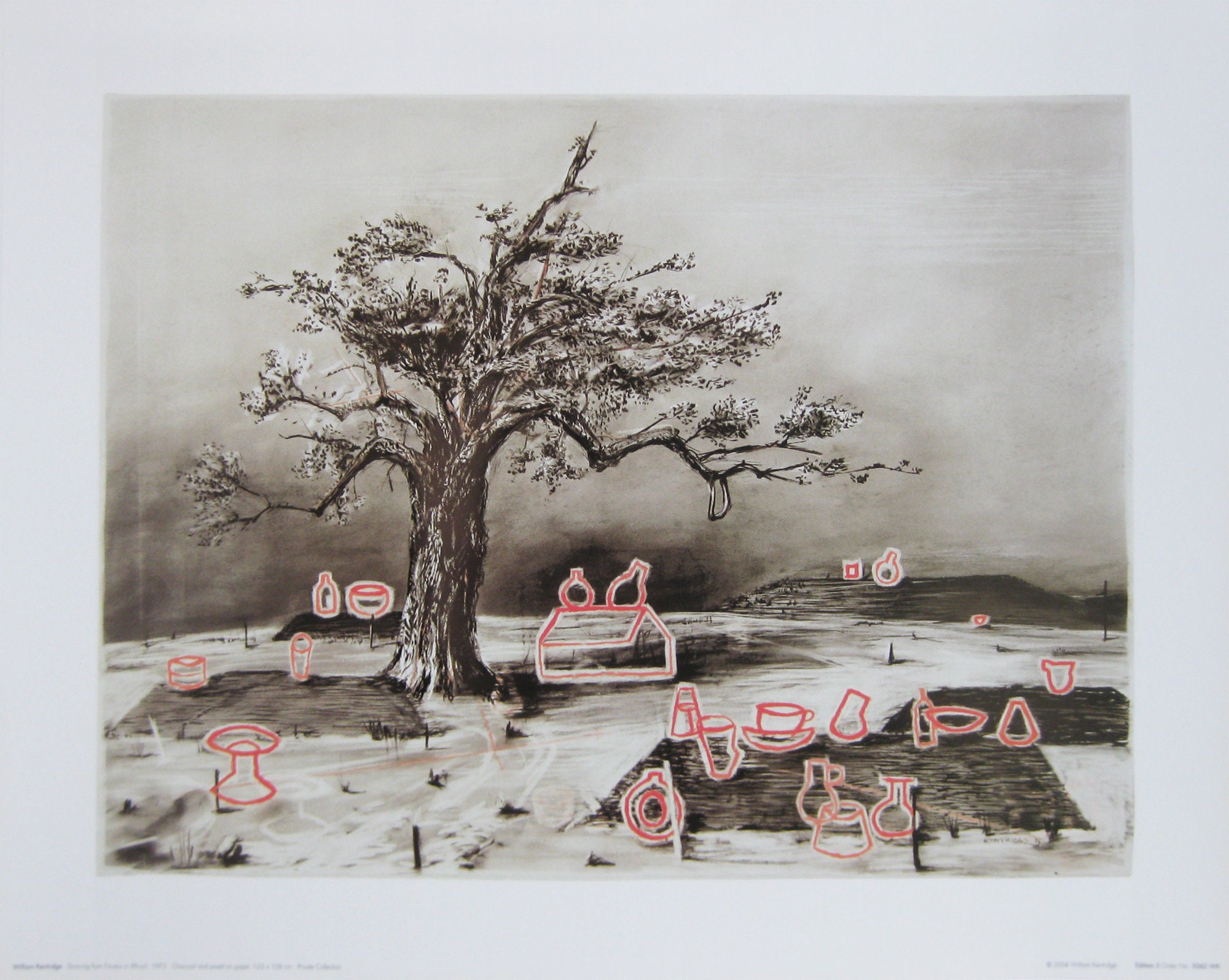 William Kentridge - Drawing from Faustus in Africa - Colour Offset ...