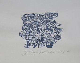 Christian Paul Damsté - "Composition" - Hand Signed Screen Print - 2001