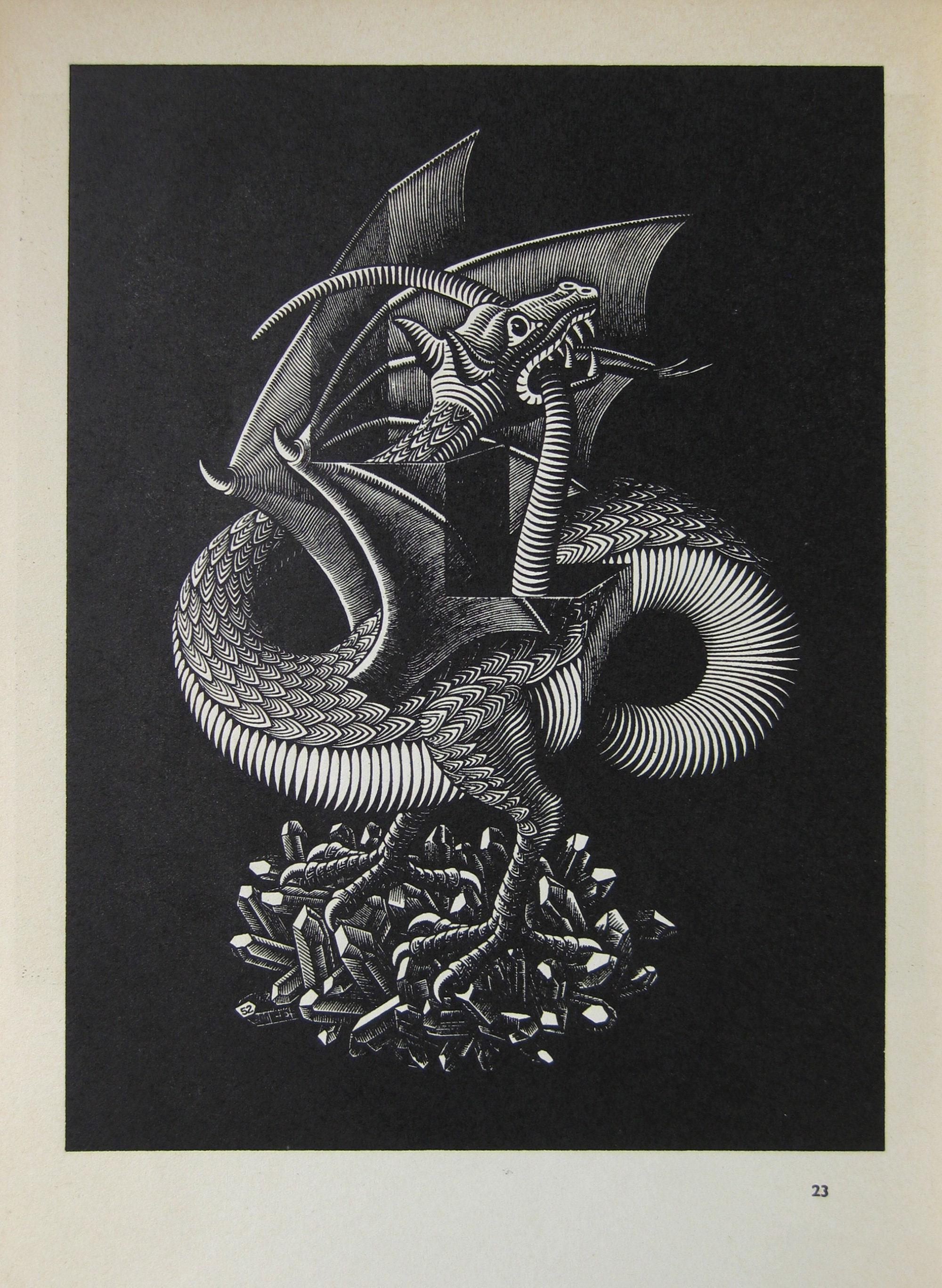 MC ESCHER Original Exhibition Catalogue 1954