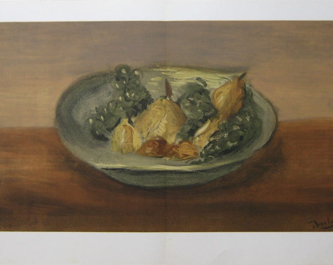André Derain  - "Bowl of Fruit" -  Original Colour Lithograph, 1958