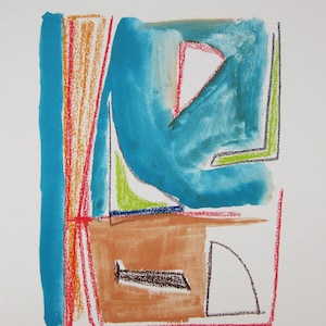 Alberto Rafols Casamada  - "Composition" - Handsigned Lithograph