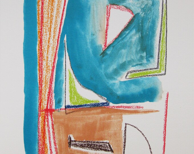 Alberto Rafols Casamada  - "Composition" - Handsigned Lithograph