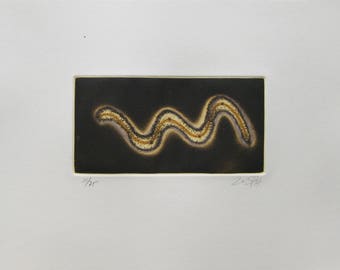 Zush (Alberto Porta)  - "Kareda" - Hand Signed Colour Etching - 1982