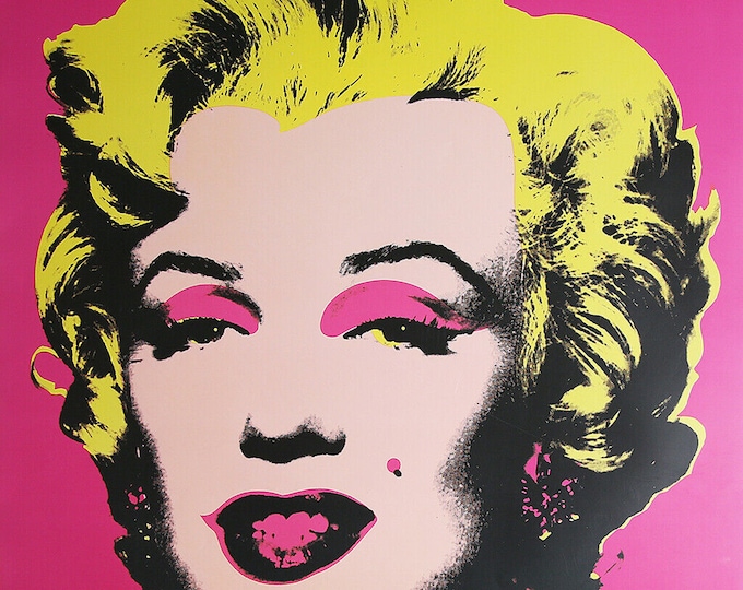 Andy Warhol  - "Marilyn - Pink" - LARGE Colour Offset Lithograph, 1993