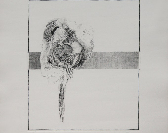 Cesare Scarabelli - Compozione - Handsigned Etching, 1979 (S/N - 91/125)