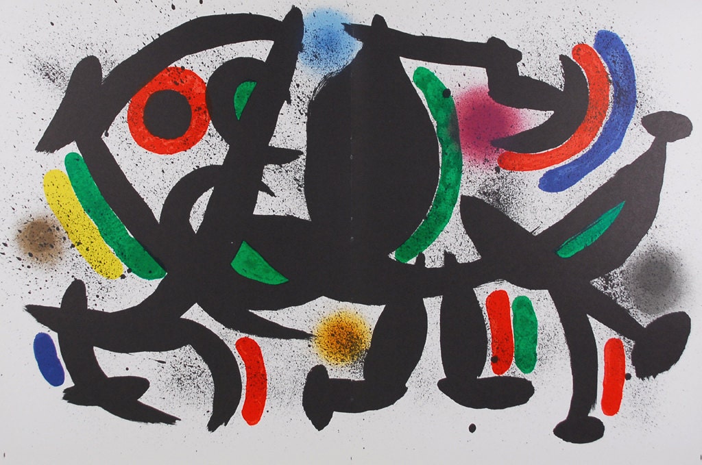Joan Miró Litografia Original VIII Original Lithograph